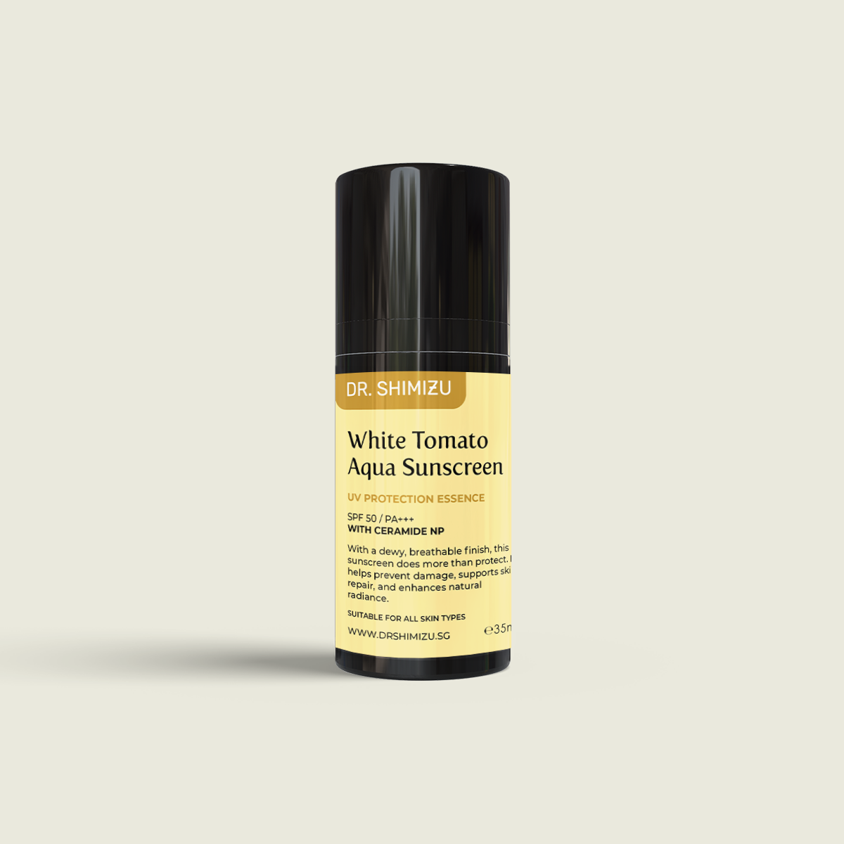 Dr. SHIMIZU White Tomato Aqua Sunscreen SPF50 PA+++